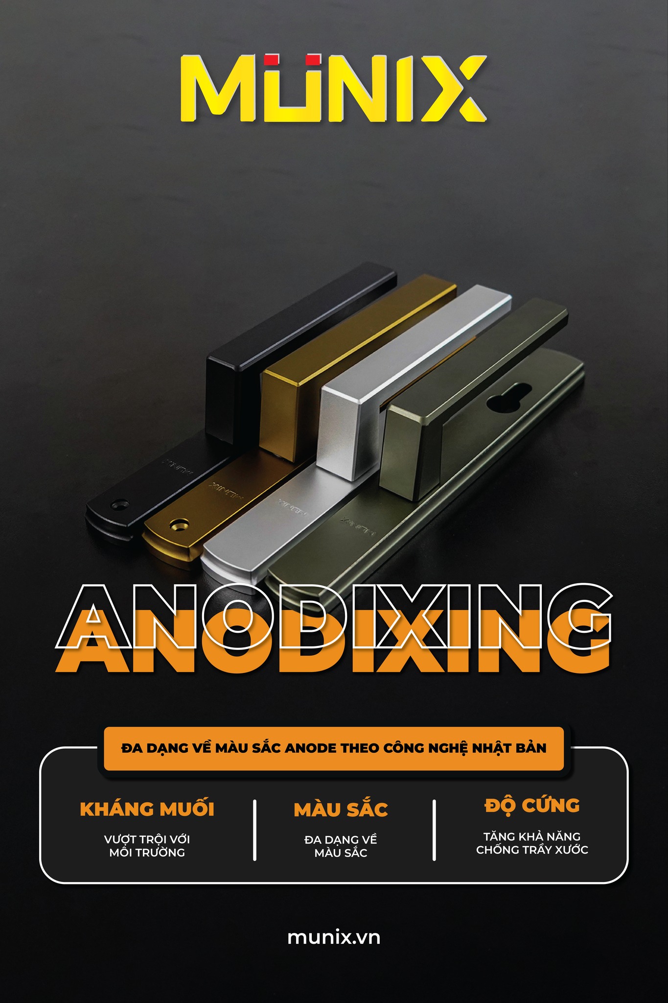 Tay Nắm Cửa Đi CNC